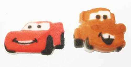 Lightning Mcqueen Sugar Decorations - Click Image to Close